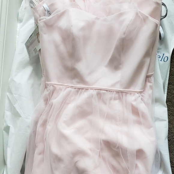 BRIDESMAIDS DRESS BY ALFRED ANGELO Pink - Picture 3 of 5
